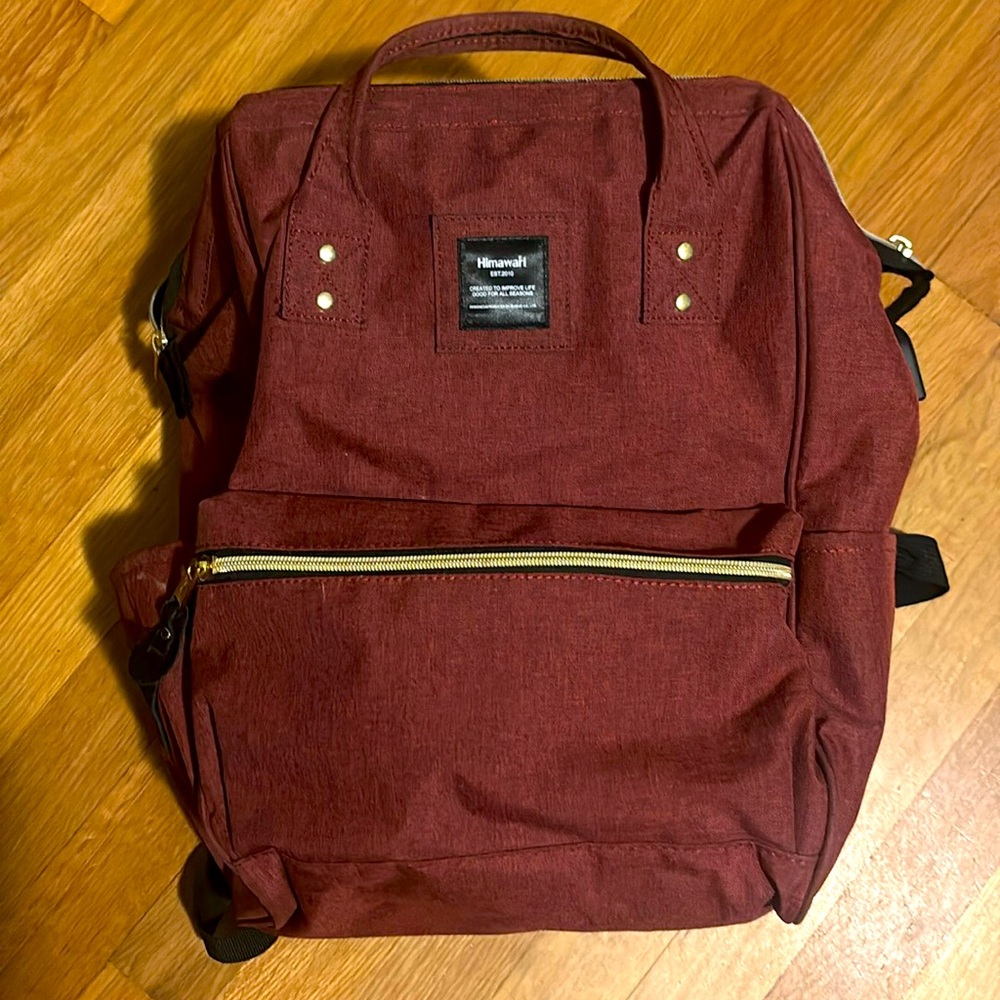Himawari large backpack - burgundy